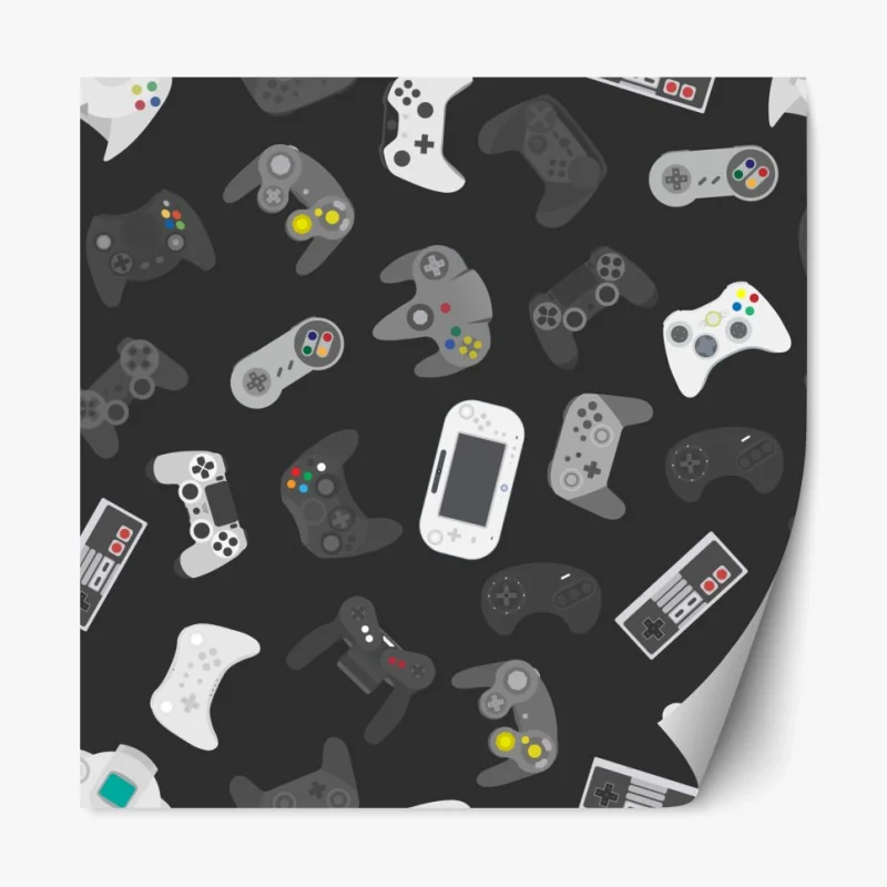 Repositionierbarer Aufkleber zeitgenössisches korallenrosa architekturmotiv – Wallnifity®