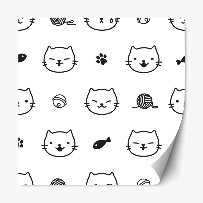 Repositionierbarer Aufkleber pastell abenteuerkarte für kinder – Wallnifity®