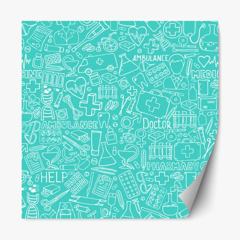 Repositionierbarer Aufkleber tropisches leopardenmuster – Wallnifity®