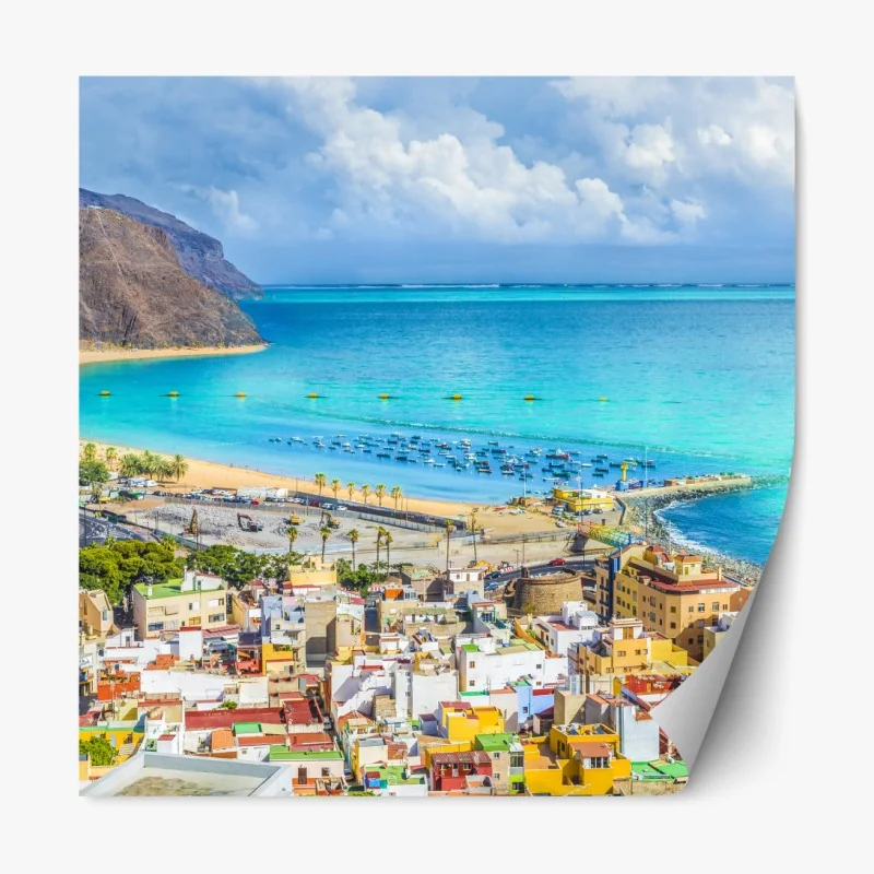 Repositionierbarer Aufkleber sonnenuntergang über Monument Valley vom Hunts Mesa – Wallnifity®