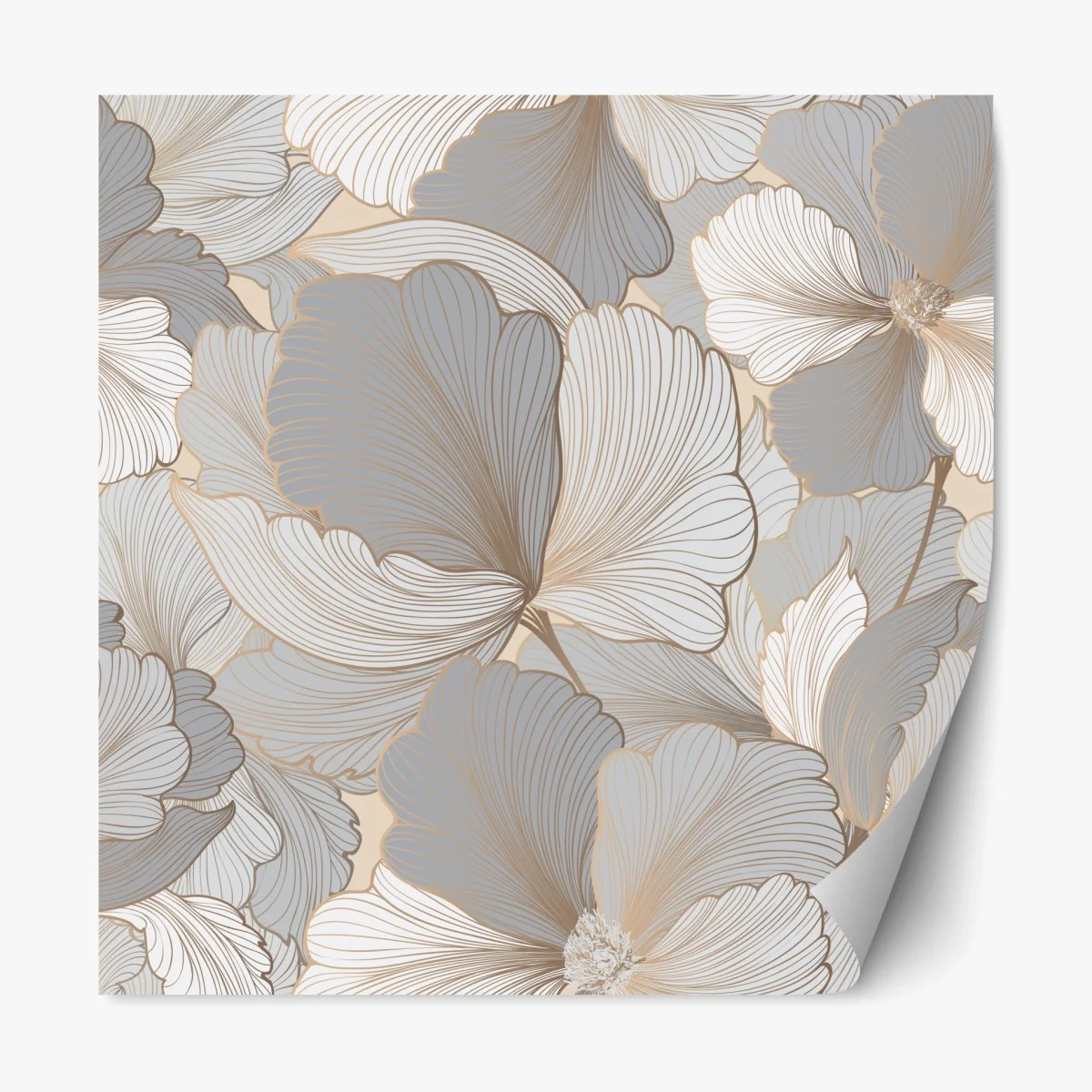 Repositionierbarer Aufkleber zartes pastell blumenmuster – Wallnifity® Repositionierbarer Aufkleber zartes pastell blumenmuster – Wallnifity®