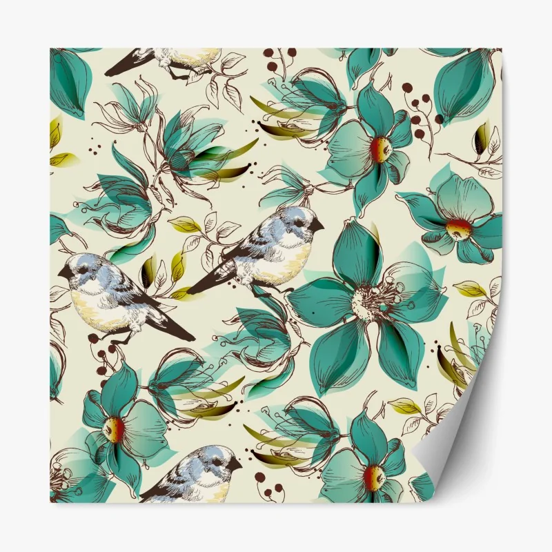 Repositionierbarer Aufkleber verspieltes katzenmuster – Wallnifity®