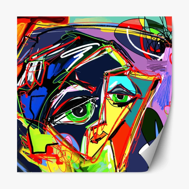 Repositionierbarer Aufkleber ruhiger alpensee – Wallnifity®