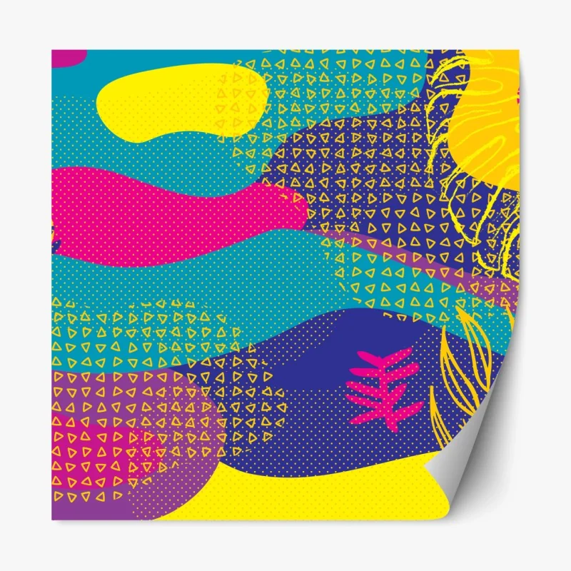 Repositionierbarer Aufkleber aquarellwale im pastellmuster fürs kinderzimmer – Wallnifity®