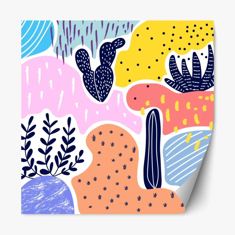 Repositionierbarer Aufkleber Assos küstenblick, Kefalonia – Wallnifity®