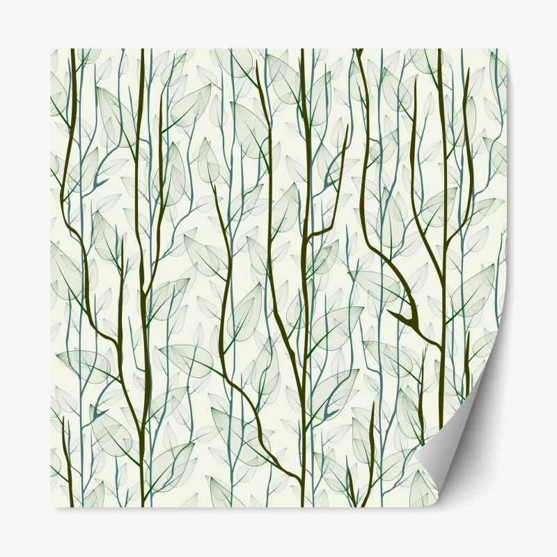 Repositionierbarer Aufkleber majestätische fjordlandschaft – Wallnifity®