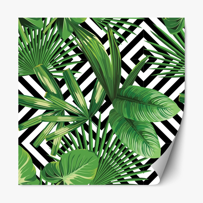 Repositionierbarer Aufkleber weites wüstenpanorama in Wadi Rum, Jordanien – Wallnifity®