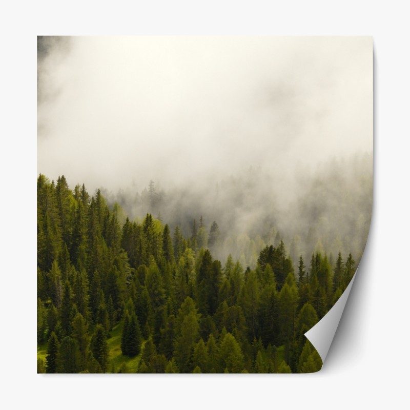 Repositionierbarer Aufkleber verspieltes doodle-muster mit herzen und sternen – Wallnifity®