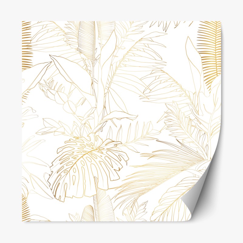 Repositionierbarer Aufkleber lebendige grüne honigfresser auf moos – Wallnifity®