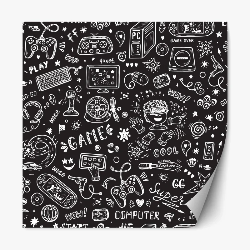 Repositionierbarer Aufkleber sonniges mediterranes hafenpanorama – Wallnifity®