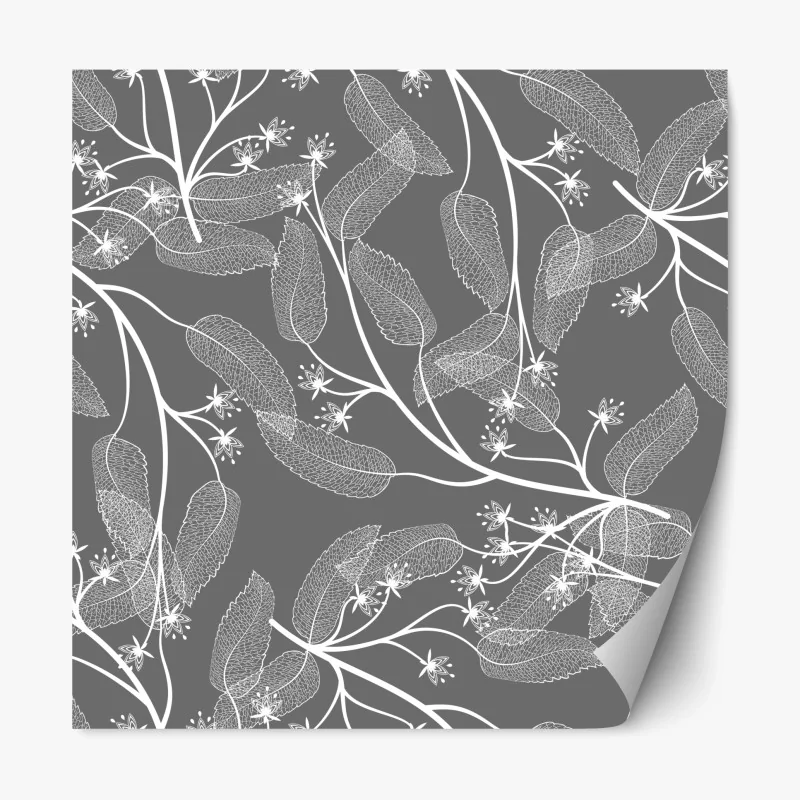 Repositionierbarer Aufkleber gold-schwarzer marmorwirbel – Wallnifity®