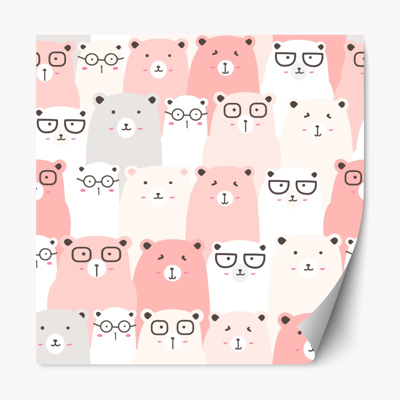 Repositionierbarer Aufkleber sonnenbeschienenes Santorini-dorf am meer – Wallnifity®