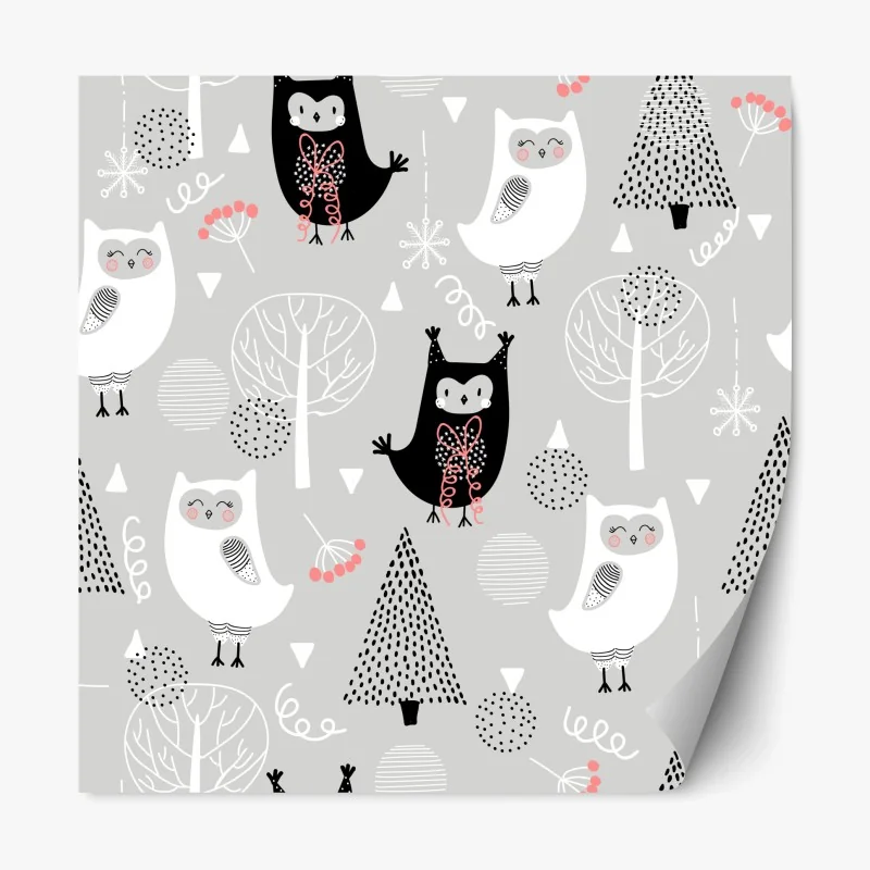 Repositionierbarer Aufkleber intimes zebra-porträt in schwarzweiß – Wallnifity®