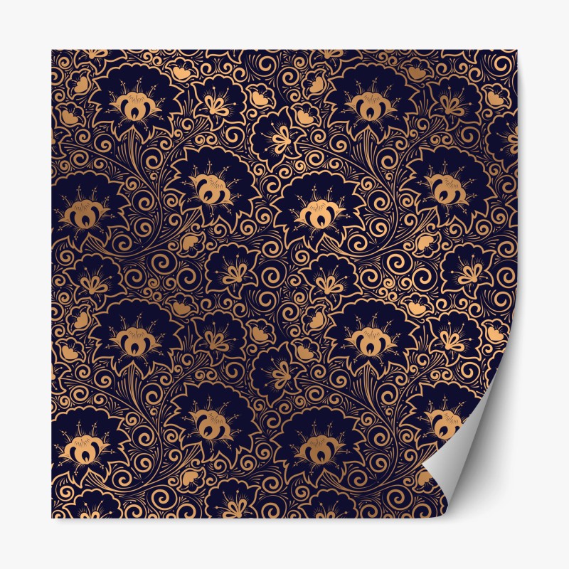 Repositionierbarer Aufkleber Hong Kong skyline bei dämmerung – Wallnifity®