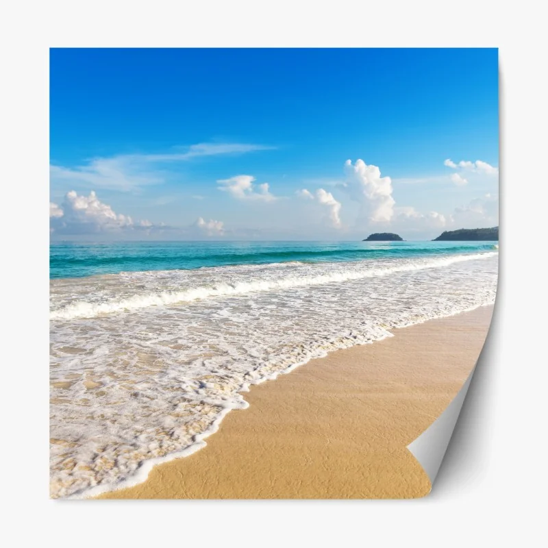 Repositionierbarer Aufkleber Morskie Oko smaragdsee in Tatra – Wallnifity®