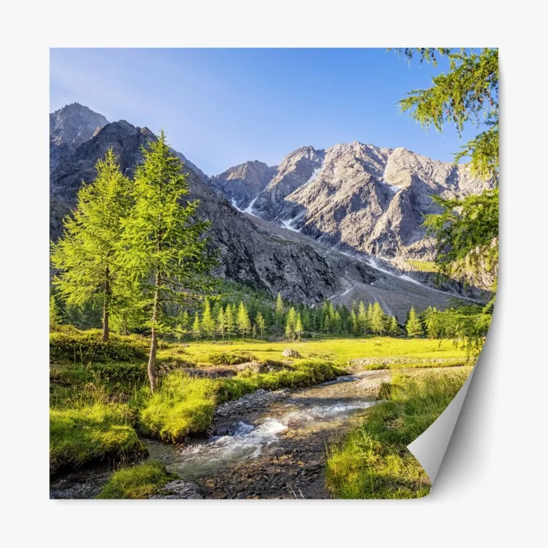 Repositionierbarer Aufkleber schwarzer marmor mit goldenen adern – Wallnifity®