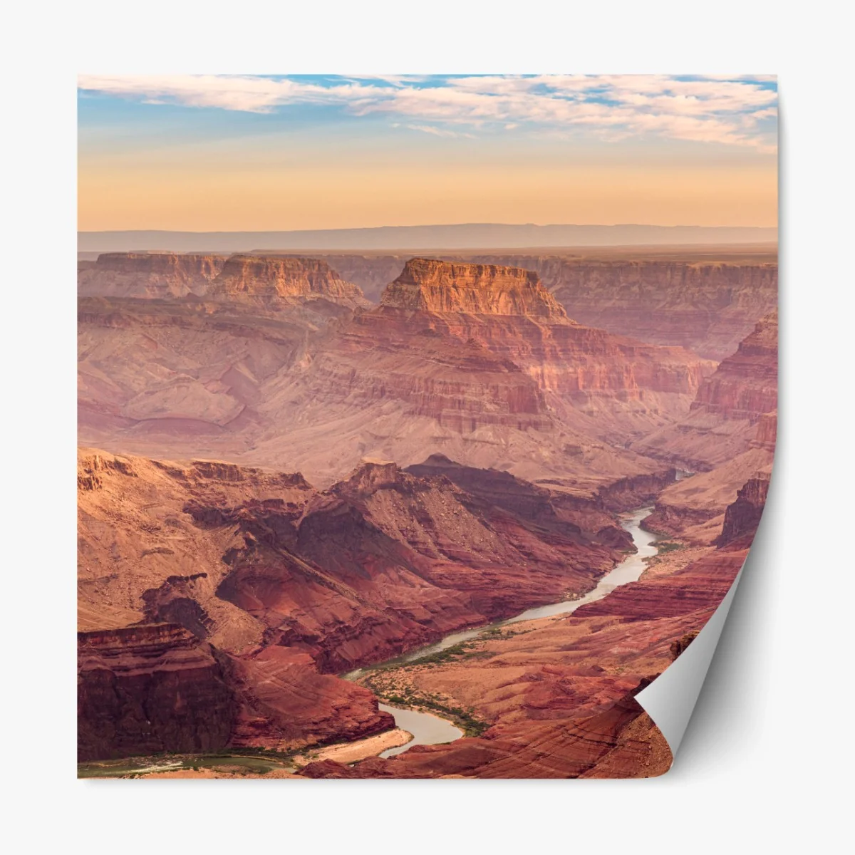Repositionierbarer Aufkleber Grand Canyon sonnenuntergang panorama – Wallnifity®