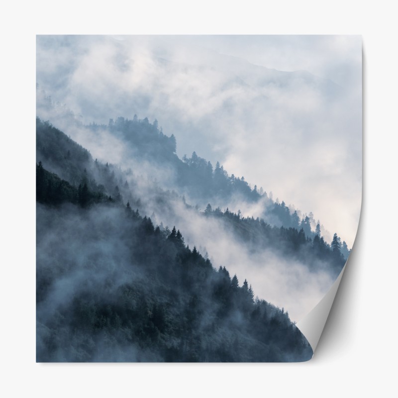 Repositionierbarer Aufkleber sonnenuntergang über sanddünen von Grace Bay – Wallnifity®