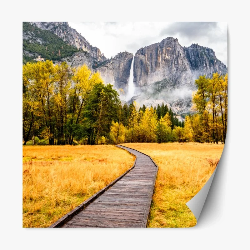 Repositionierbarer Aufkleber lebhaftes geometrisches blumenmuster – Wallnifity®