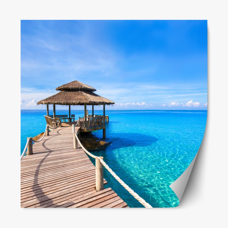 Repositionierbarer Aufkleber dunkle marmortextur – Wallnifity®