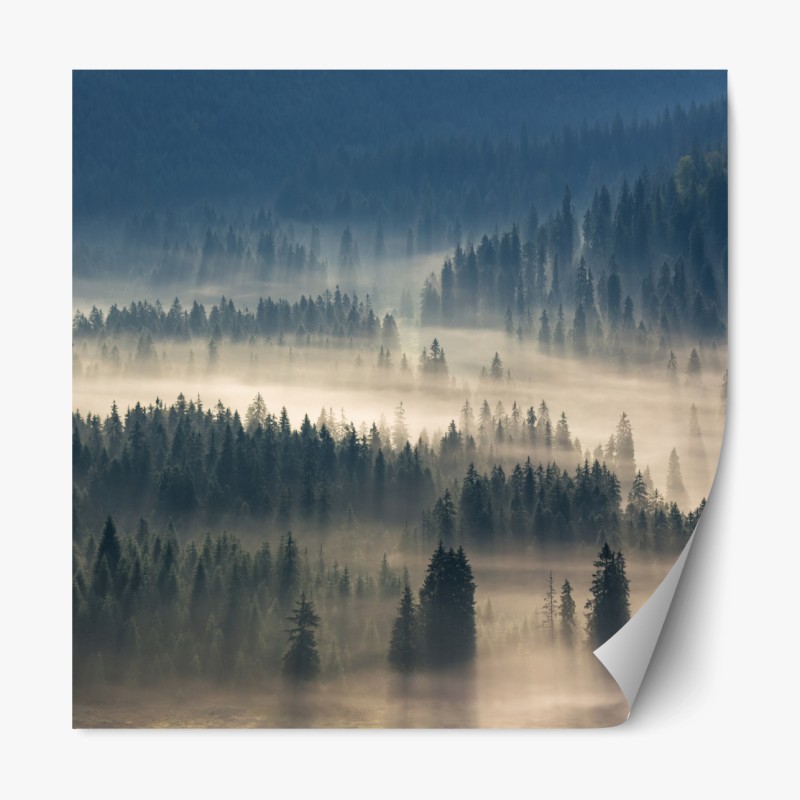 Repositionierbarer Aufkleber türkisfarbene ozeanwellen aus der luft Bali – Wallnifity®