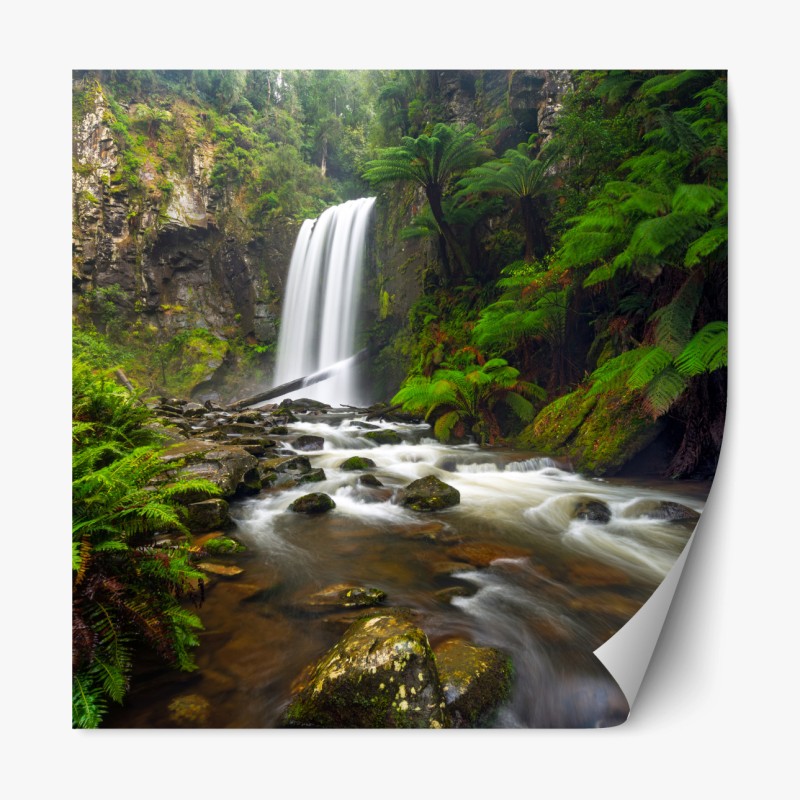 Repositionierbarer Aufkleber minimalistisches muster mit schwarzen herzen – Wallnifity®