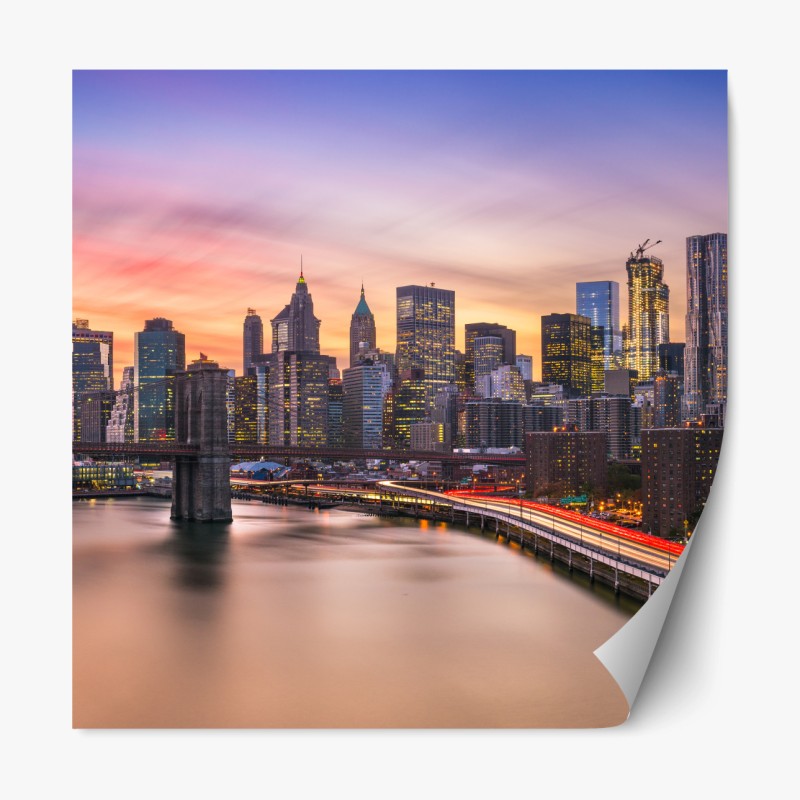 Repositionierbarer Aufkleber schwarzer marmor mit weißen adern – Wallnifity®