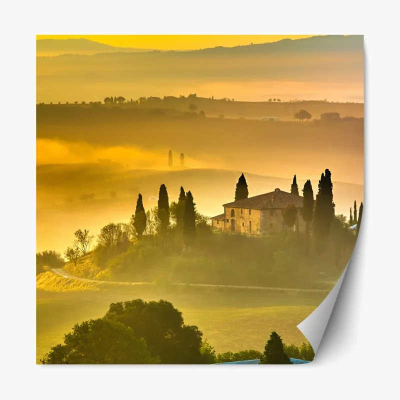 Repositionierbarer Aufkleber sonniger strand Torviscas, Teneriffa – Wallnifity®