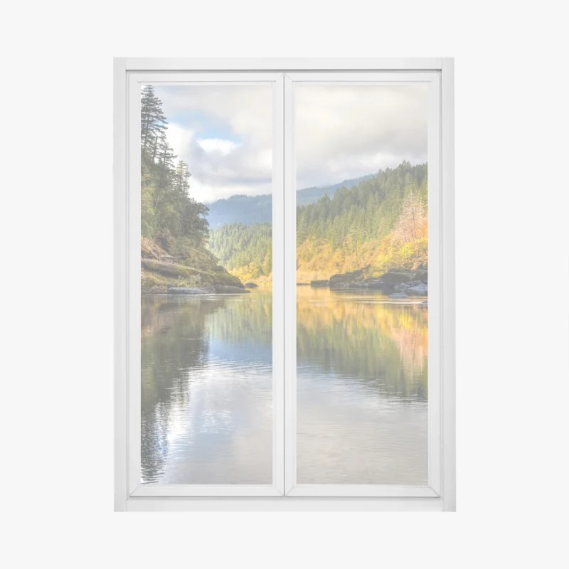 Fensteraufkleber Golden Gate über der Bucht von San Francisco – Wallnifity®