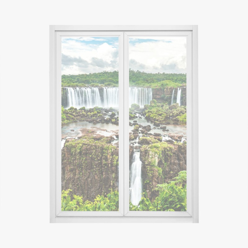 Fensteraufkleber zarte pastellblumen in aquarell – Wallnifity®