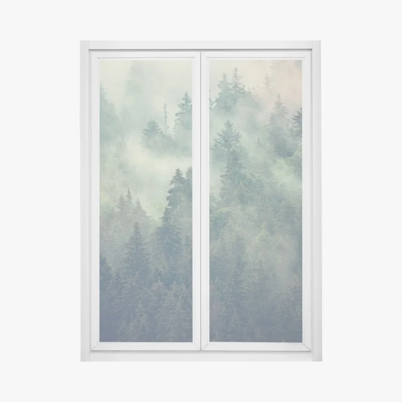 Fensteraufkleber niedliches muster mit bären – Wallnifity®