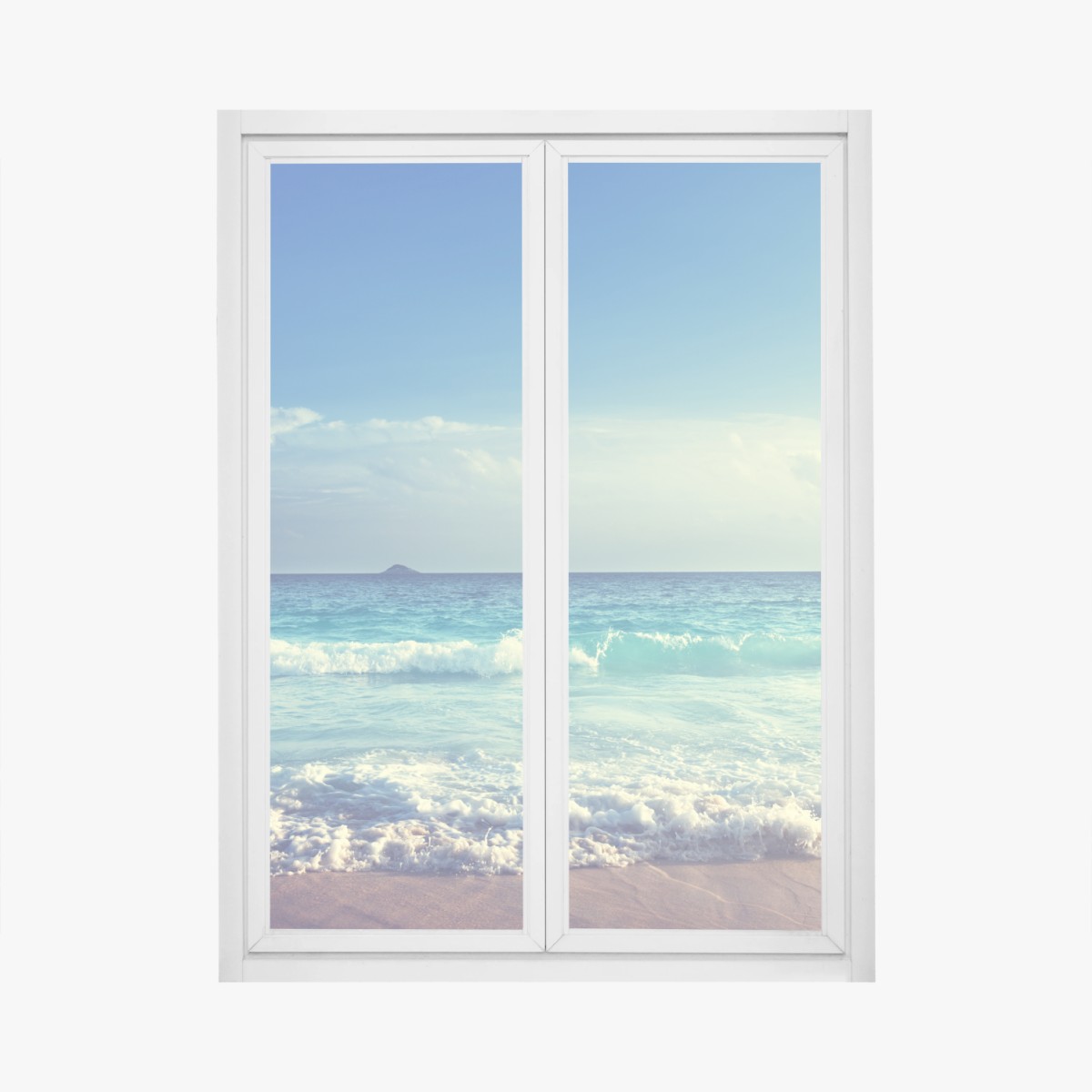 Fensteraufkleber strand auf den Seychellen bei sonnenuntergang – Wallnifity® Fensteraufkleber strand auf den Seychellen bei sonnenuntergang – Wallnifity®