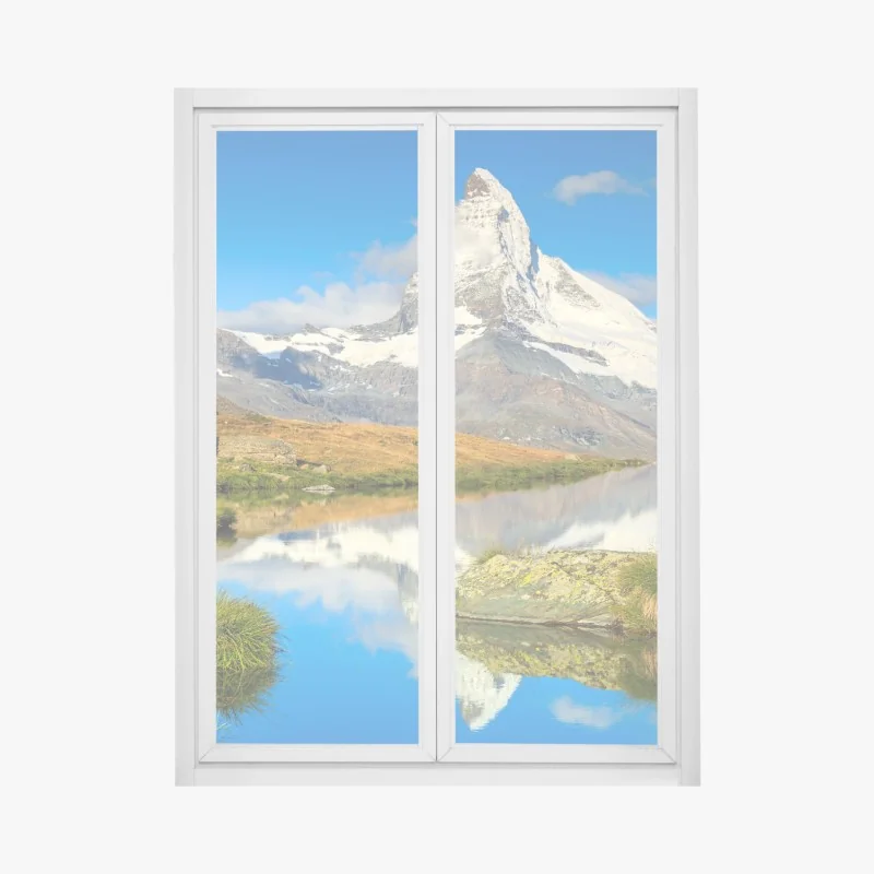 Fensteraufkleber zarter aquarellblumenstrauß – Wallnifity®