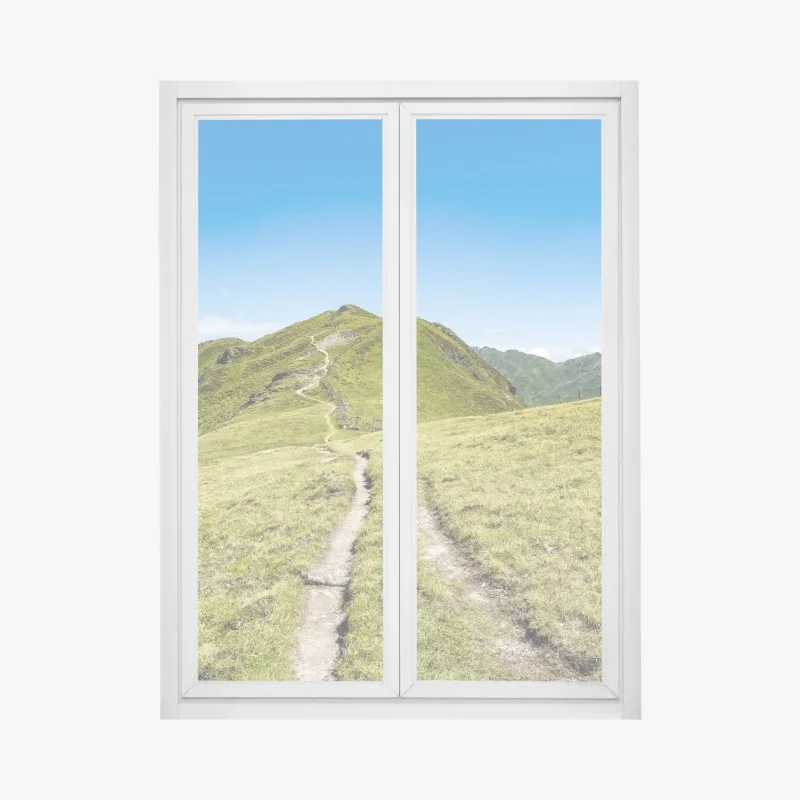 Fensteraufkleber aquarellmuster mit vogelbeeren – Wallnifity®