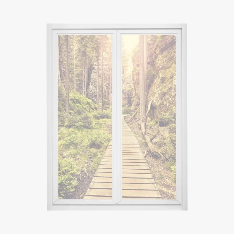 Fensteraufkleber zarte makroaufnahme eines löwenzahnsamens – Wallnifity®