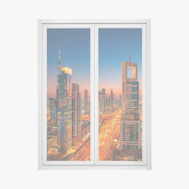 Fensteraufkleber tropischer palmenstrand – Wallnifity®