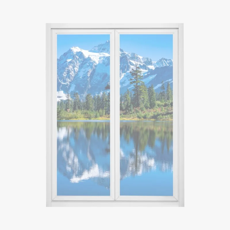 Fensteraufkleber lebhaftes hibiskusmuster – Wallnifity®