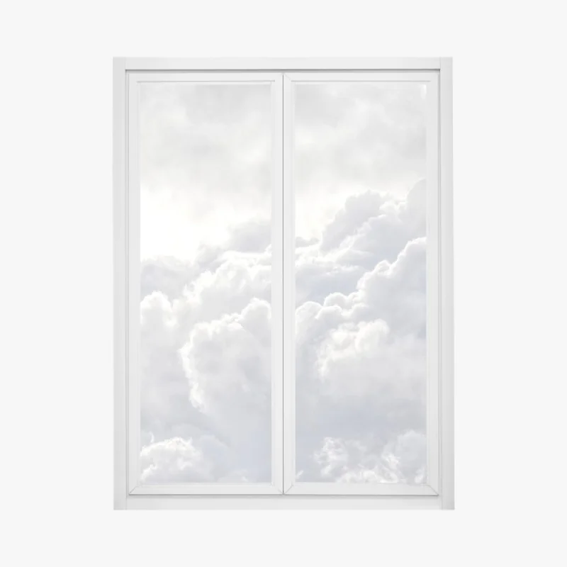 Fensteraufkleber ätherische wolkenlandschaft – Wallnifity® Fensteraufkleber ätherische wolkenlandschaft – Wallnifity®
