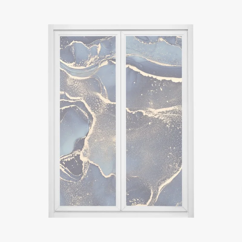 Fensteraufkleber türkissee moraine im Banff – Wallnifity®