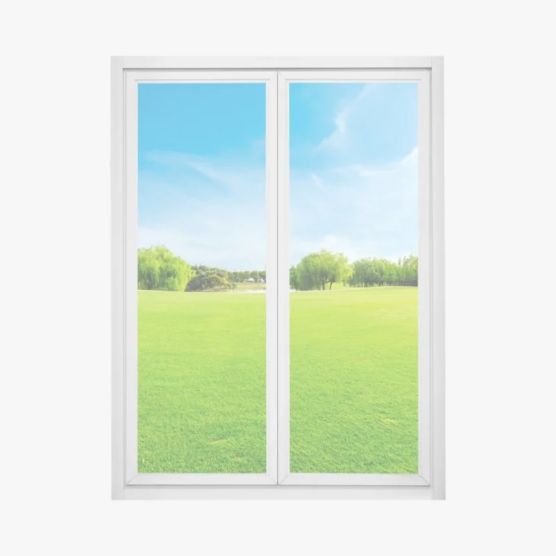 Fensteraufkleber moosiger waldbach panorama – Wallnifity®