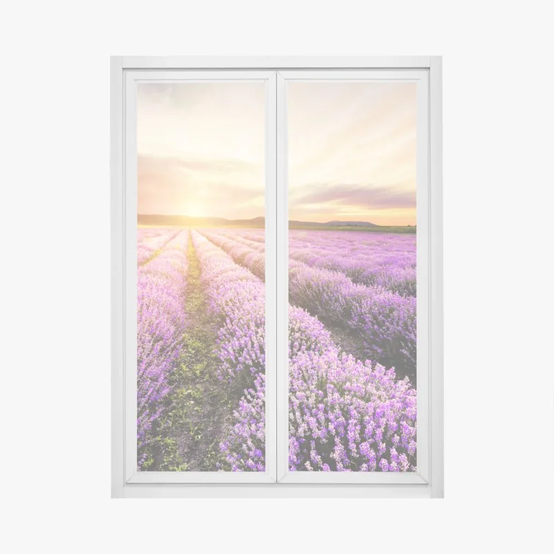 Fensteraufkleber monochromes bogenmuster – Wallnifity®