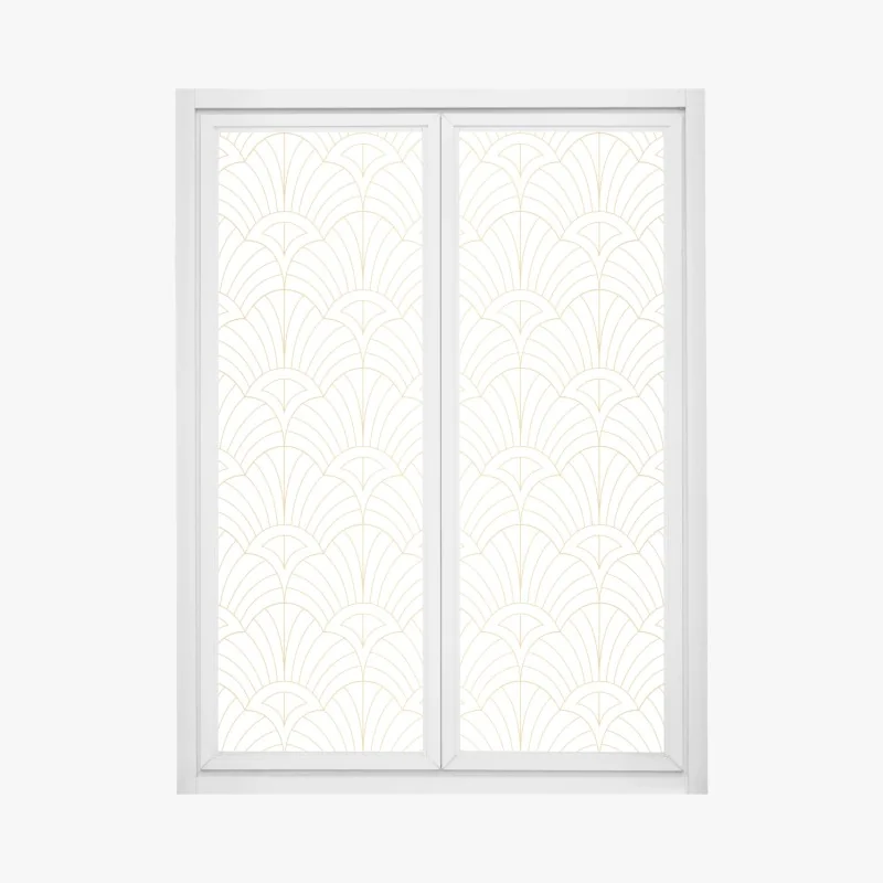 Fensteraufkleber vintage rosa blumenmuster auf tiefgrün – Wallnifity®