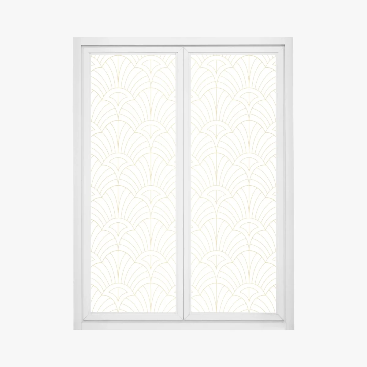 Fensteraufkleber goldenes art deco muster – Wallnifity® Fensteraufkleber goldenes art deco muster – Wallnifity®