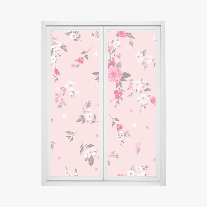 Fensteraufkleber goldene tropische bananenblätter – Wallnifity®