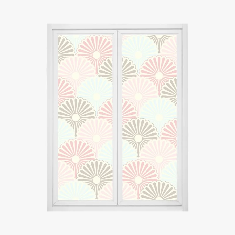 Fensteraufkleber retro hochbahn über der stadtstraße – Wallnifity®