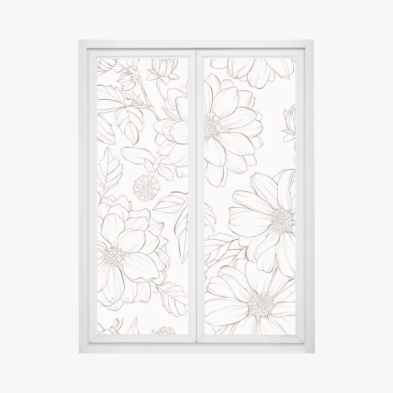 Fensteraufkleber majestätischer jaguar in freier wildbahn – Wallnifity®