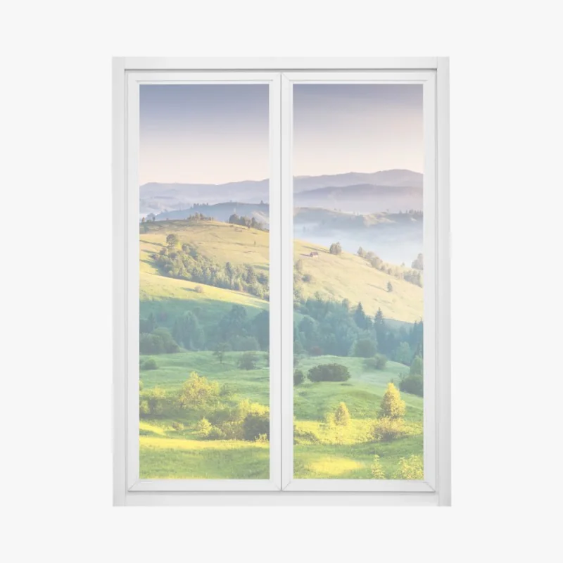 Fensteraufkleber segelboot am Apella strand, Karpathos – Wallnifity®