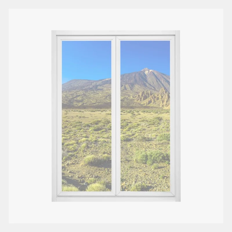 Fensteraufkleber panorama Teide auf Teneriffa