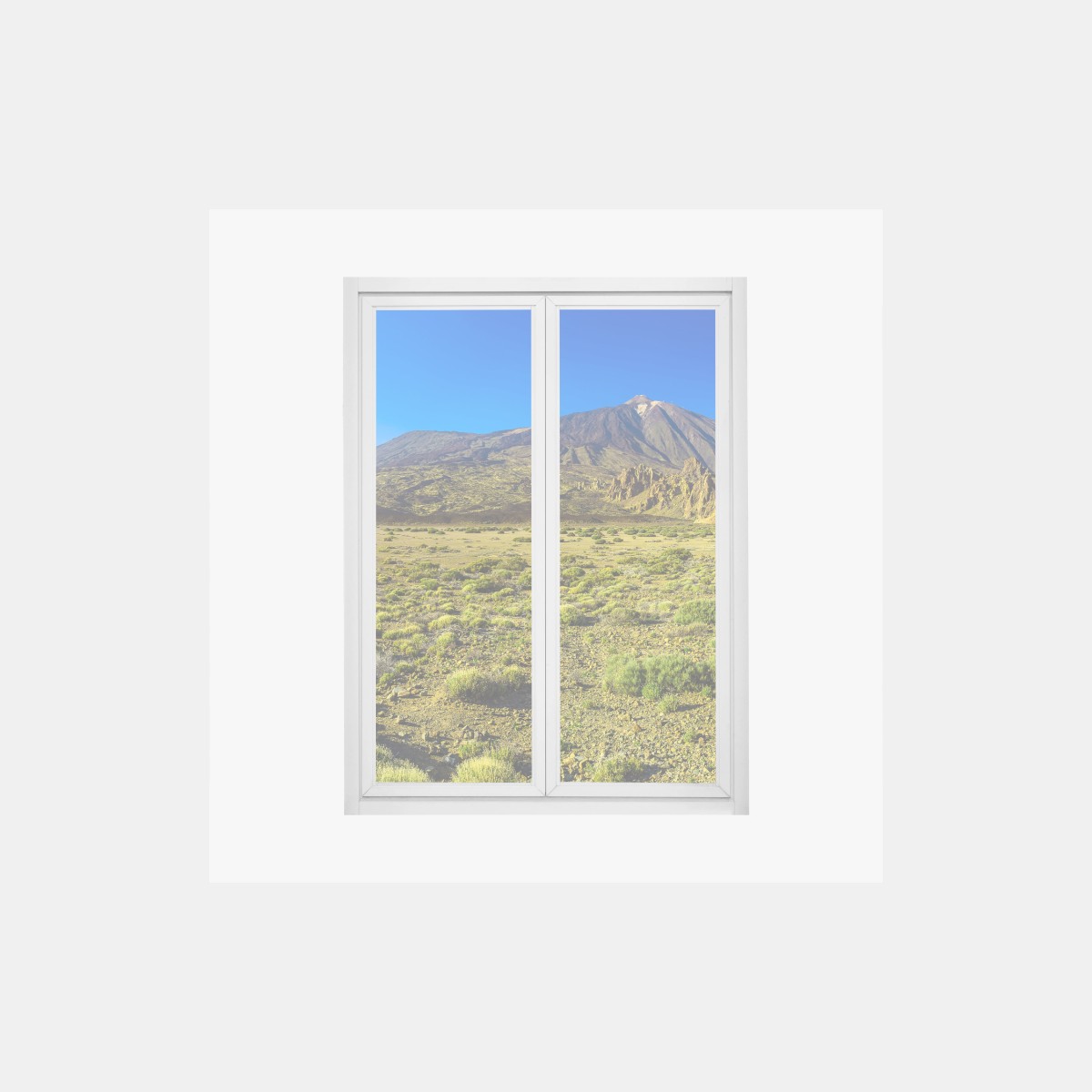 Fensteraufkleber panorama Teide auf Teneriffa – Wallnifity®