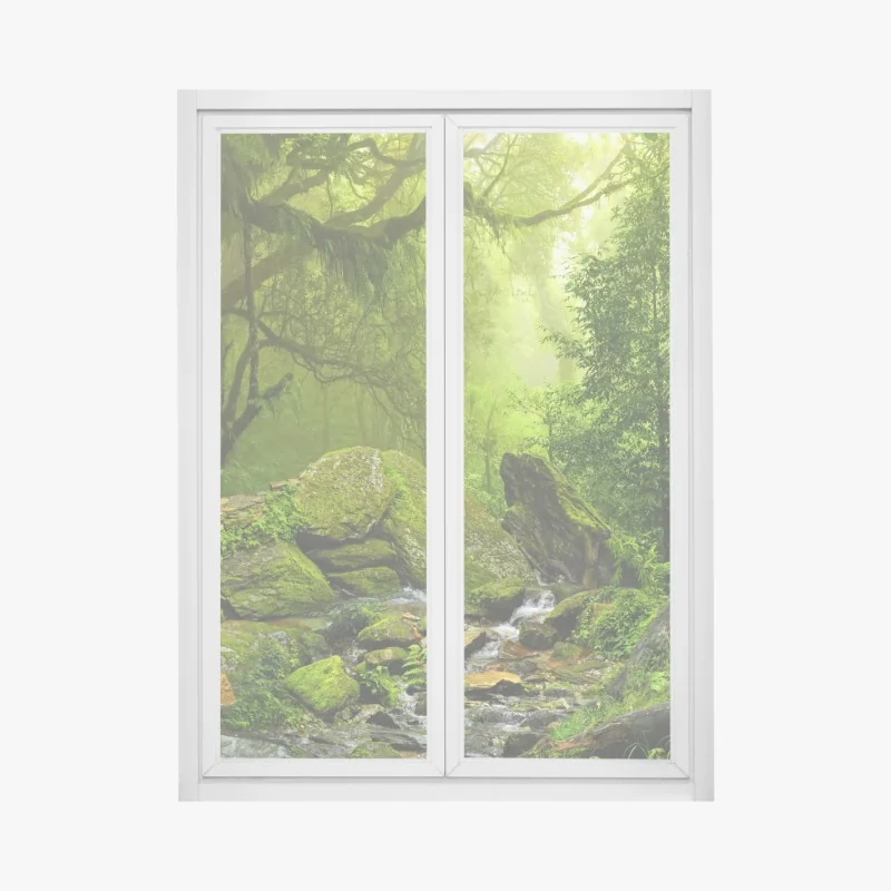 Fensteraufkleber pastell ginkgo blättermuster mit goldakzenten – Wallnifity®